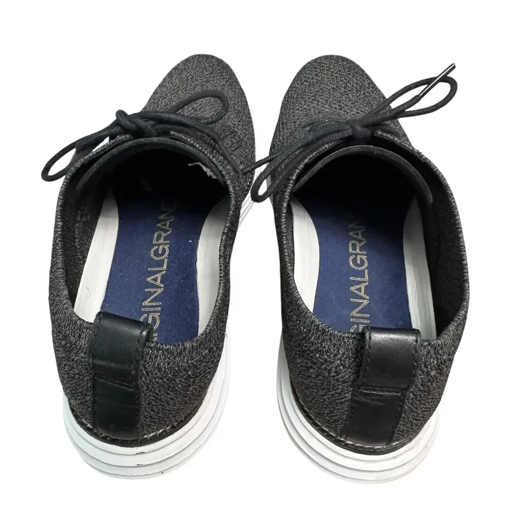 Cole Haan OriginalGrand Shoes Mens 9.5 Gray Knit Oxford Sneaker Comfort C29732